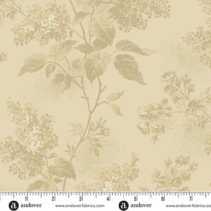 Blue Sky Golden Hour Lilacs 108" Wide 3 Yard Quilt Fabric Back Pack - wide quilt backing fabric for longarm quilting