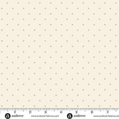 Simply Spot Cream on Cream Dot 108" Wide Quilt Backing Fabric - image 1 - wide quilt backing fabric for longarm quilting