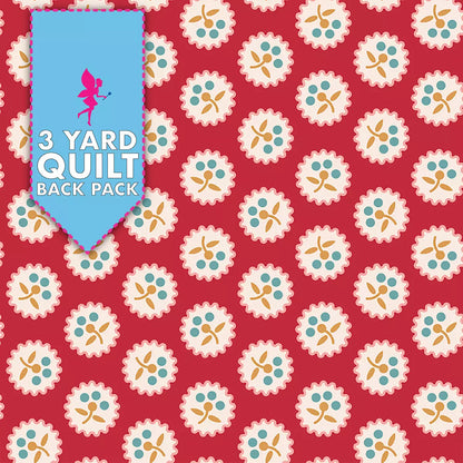 Americana Berry Betsy 108" Wide 3 Yard Quilt Fabric Back Pack