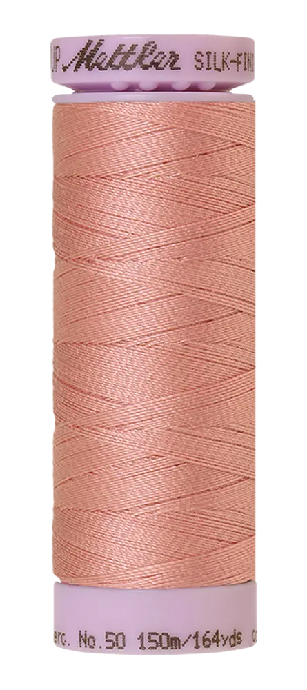 Mettler Cotton Silk Finish 50wt 150m Antique Pink