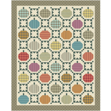Autumnal quilt kit fall-themed fabric bundle presale