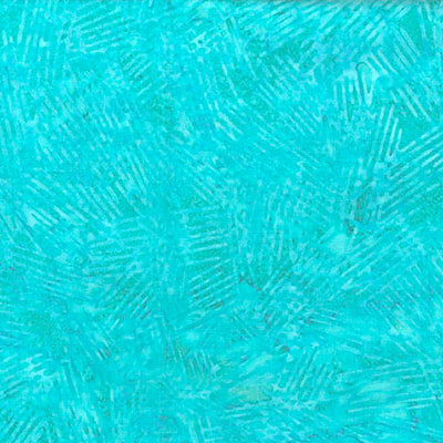 HydroHue Aqua Textured Lines Batik Fabric Yardage