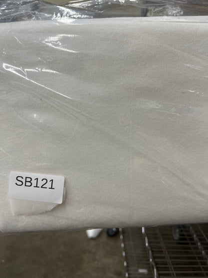 Feather Flannel White quilting fabric short bolt 4 yards