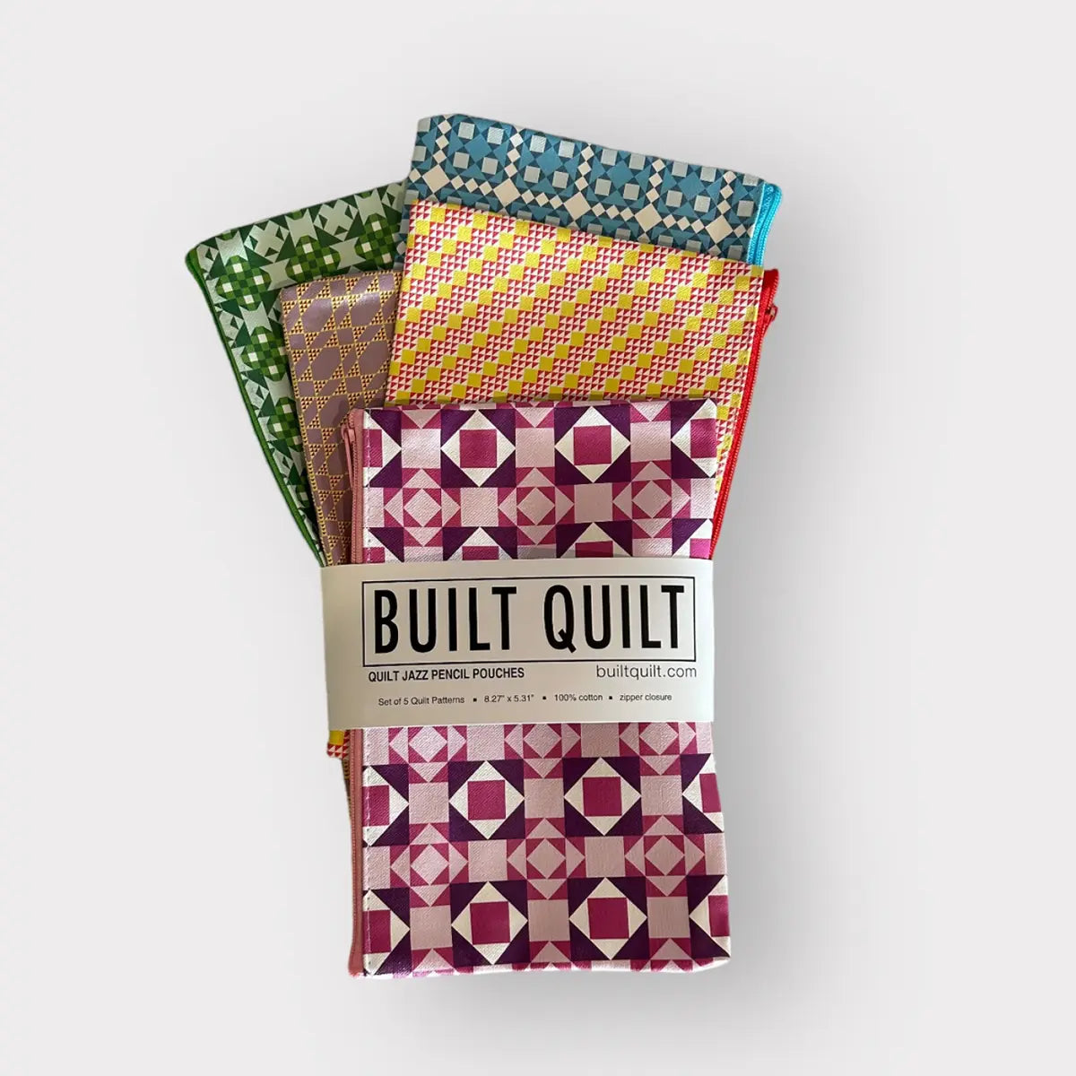 Quilt Jazz Pencil Pouches Set