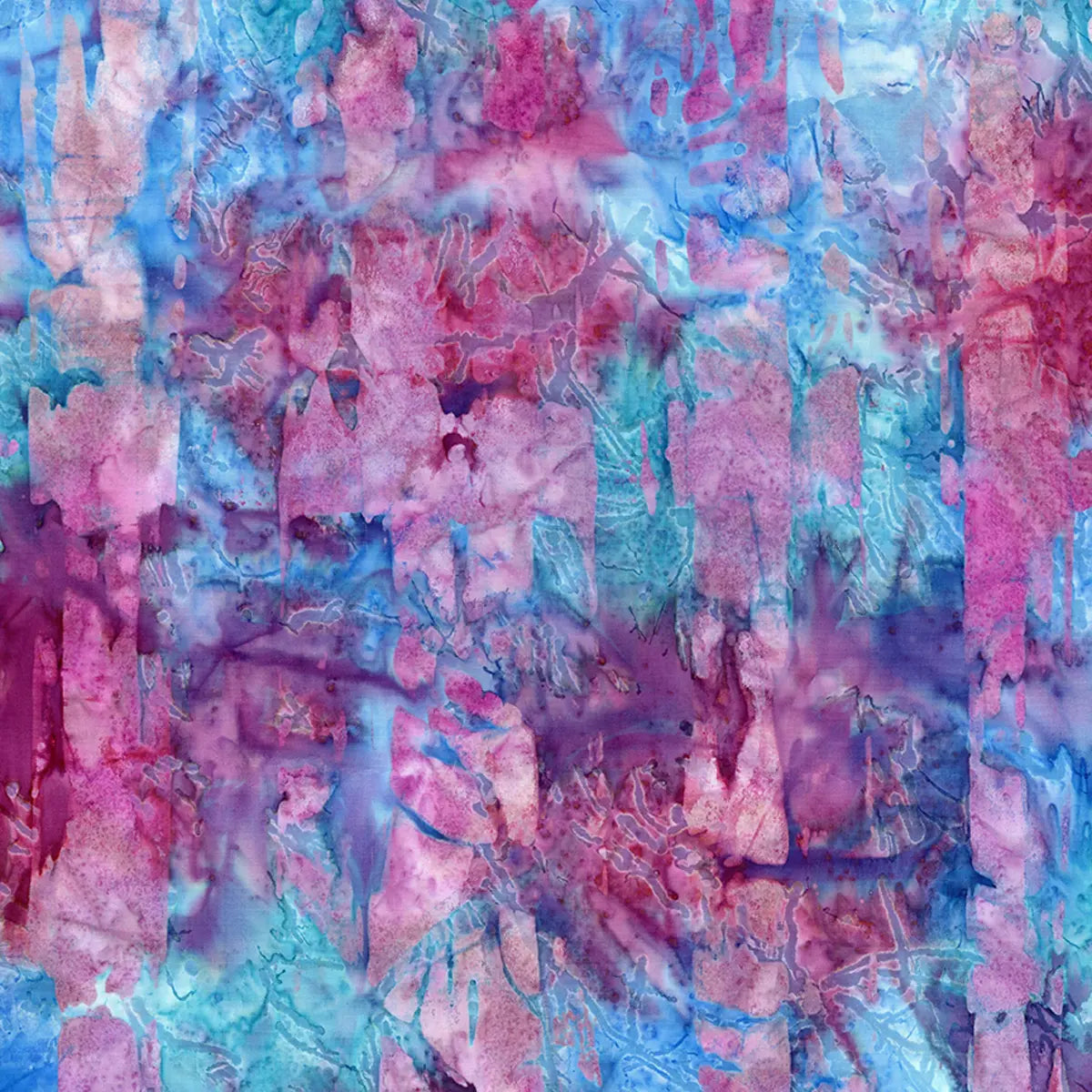 Batiks Express Yourself! Abstract Denim Bijou Fabric Yardage
