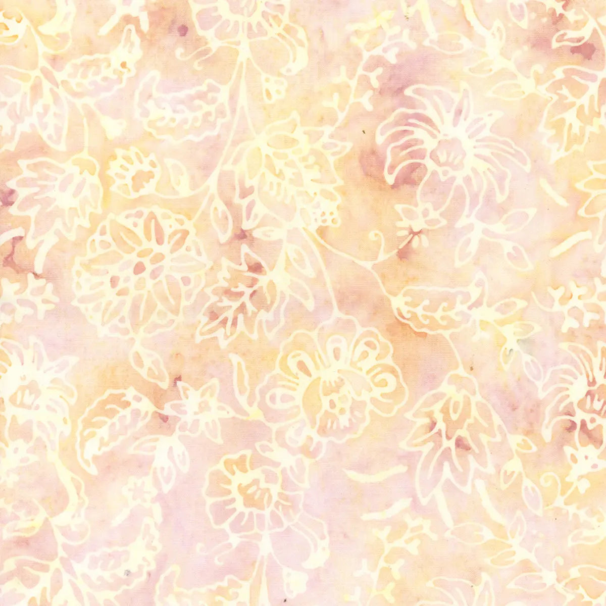 Batiks Victorian Garden Peach Cupcake Fabric Yardage