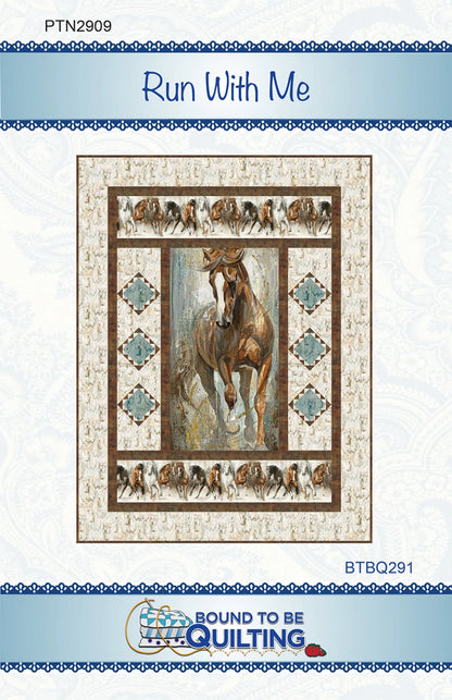 Run With Me Quilt Pattern - image 1 - quilting pattern with step-by-step instructions