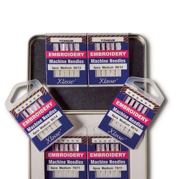 Klasse 6PC Embroidery Needle Variety Tin