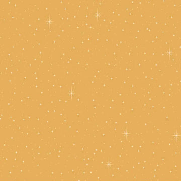 Christmas Wishes Gold Starry Sky fabric yardage