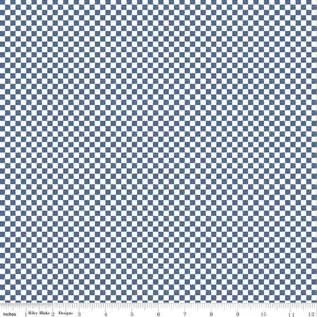 Check Please Denim Yardage - quilting supply from Quilted Joy