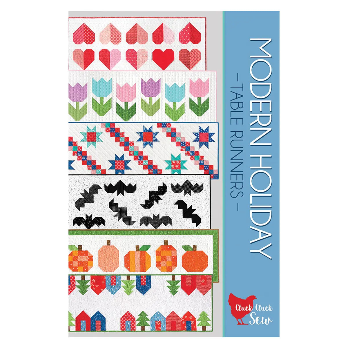 Modern Holiday Table Runners Cluck Cluck Sew
