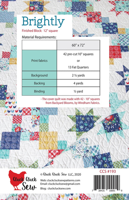 Brightly Quilt Pattern - image 2 - quilting pattern with step-by-step instructions
