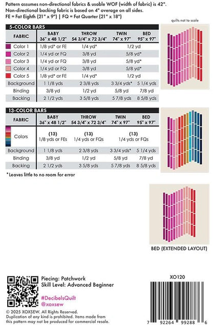 Decibels Quilt Pattern