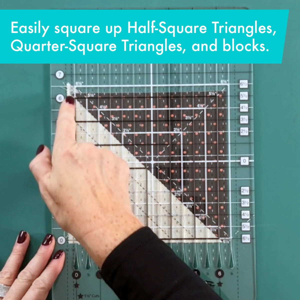 Creative Grids Stripology Squared Mini Quilt Ruler