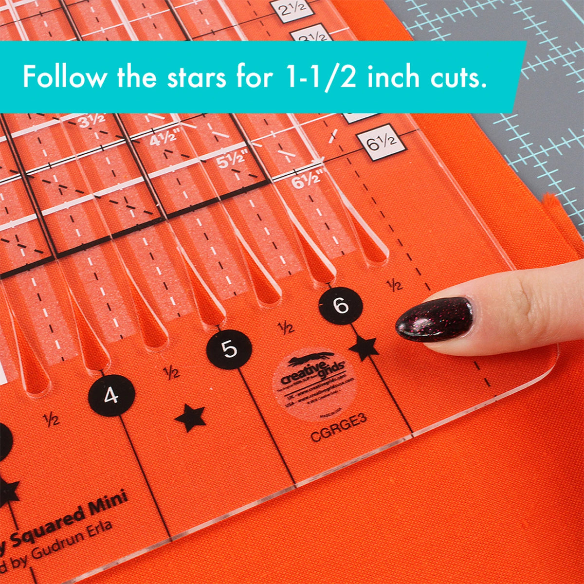 Creative Grids Stripology Squared Mini Quilt Ruler