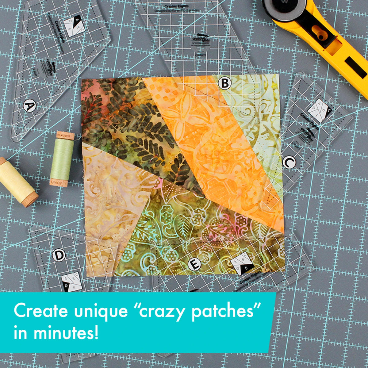 Creative Grids Crazier Eights template showing block layout