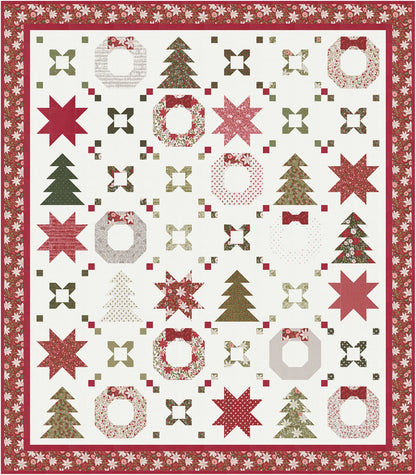 Holiday Connections Quilt Pattern - image 2 - quilting pattern with step-by-step instructions