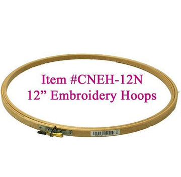 Round Edge Embroidery Hoop 12 in
