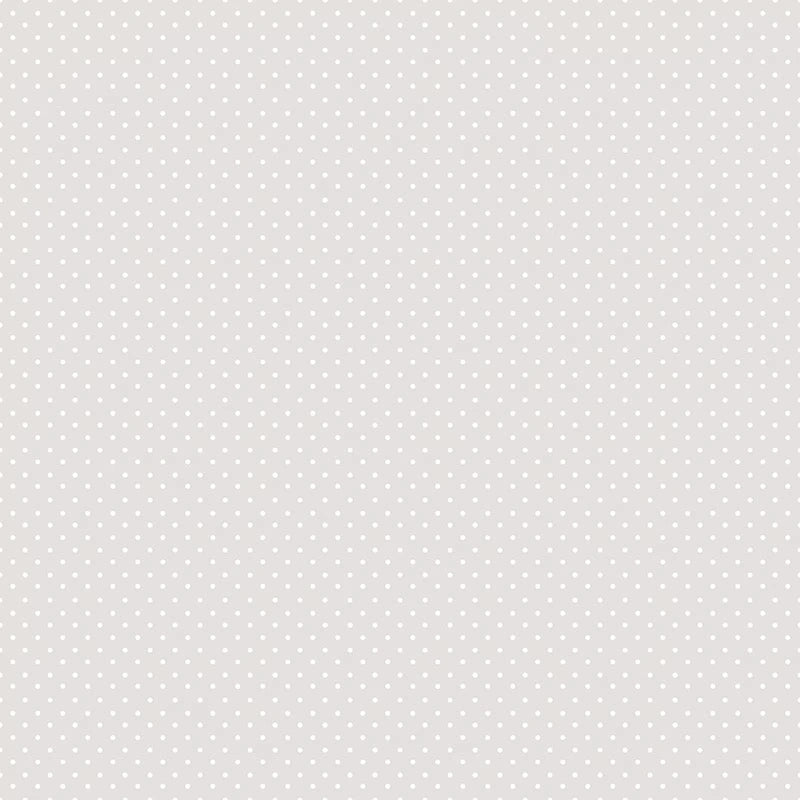 Elegant Essentials Polka Dot White Pearl Fabric Yardage - quilt fabric for sewing and quilting projects