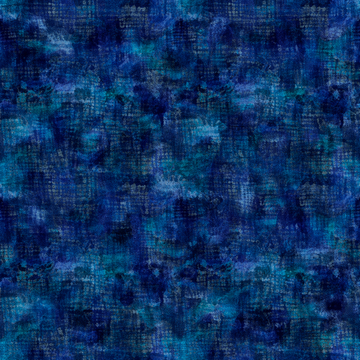 Interwoven Denim woven texture quilting fabric yardage in denim blue