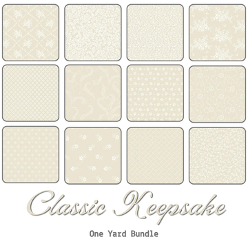Classic Keepsakes One Yard Bundle - coordinating quilt fabric bundle