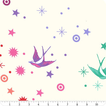 True Colors Cotton Candy Fairy Dust 108" Wide Quilt Backing Fabric
