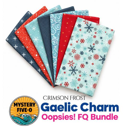 Mystery Five-0 Mega Mystery Crimson Frost Oopsies! FQ Bundle