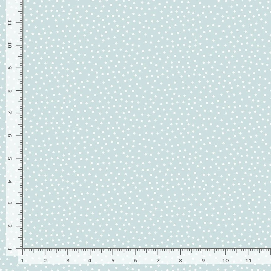 'Til the Cows Come Home Chambray Dots Fabric Yardage - quilt fabric for sewing and quilting projects