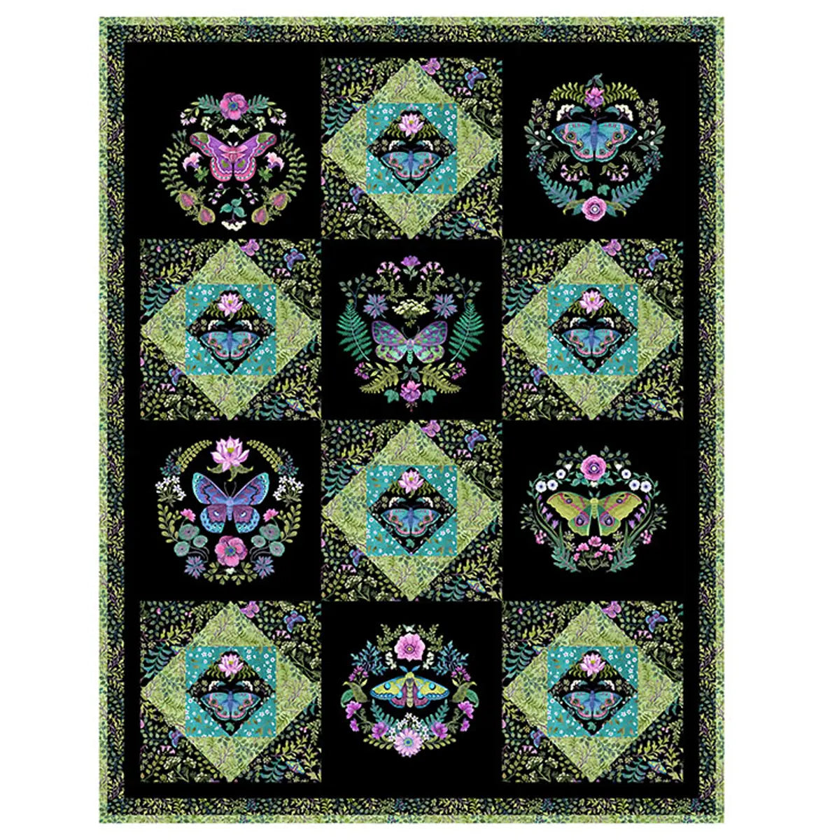 Solanum Quilt Pattern - image 2 - quilting pattern with step-by-step instructions