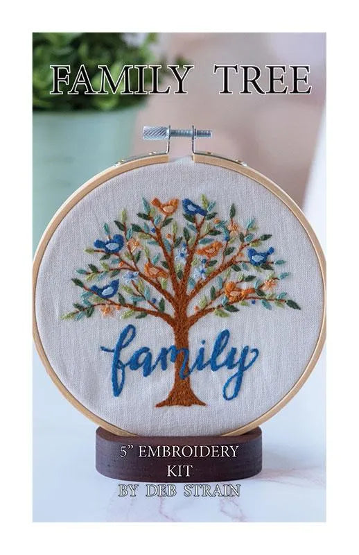 Family Tree Embroidery Kit