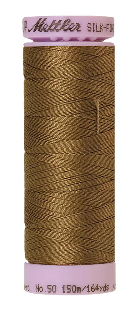 Mettler Cotton Silk Finish 50wt 150m Dormouse - quilting supply from Quilted Joy