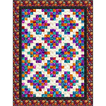 Dreamweaver Popcorn quilt kit presale fabric bundle and pattern