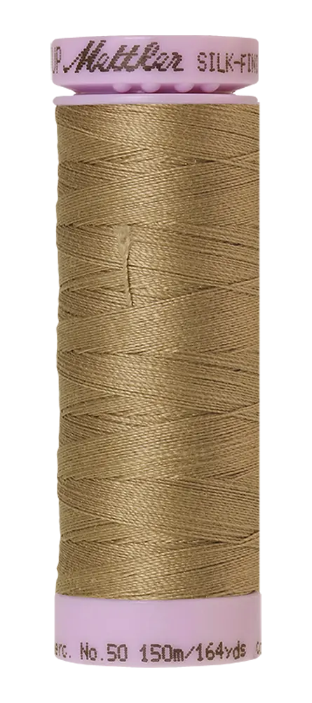 Mettler Cotton Silk Finish 50wt 150m Dried Clay
