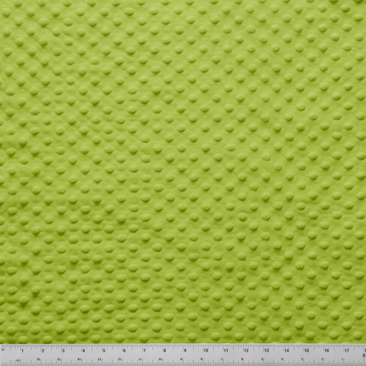 Minky Dots Apple Green 60" Wide Quilt Backing Fabric - wide quilt backing fabric for longarm quilting