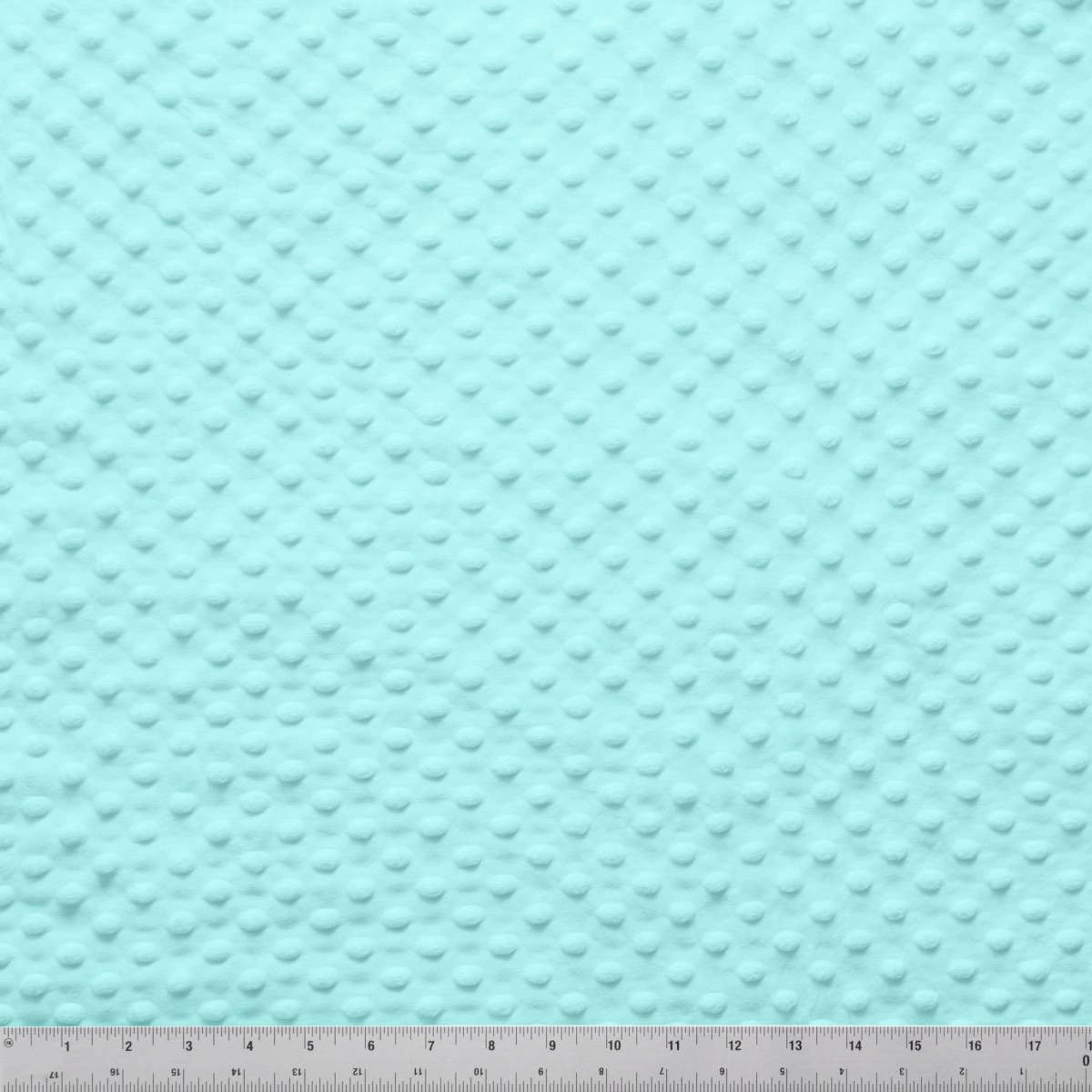 Minky Dots Aquamarine 60" Wide Quilt Backing Fabric - wide quilt backing fabric for longarm quilting