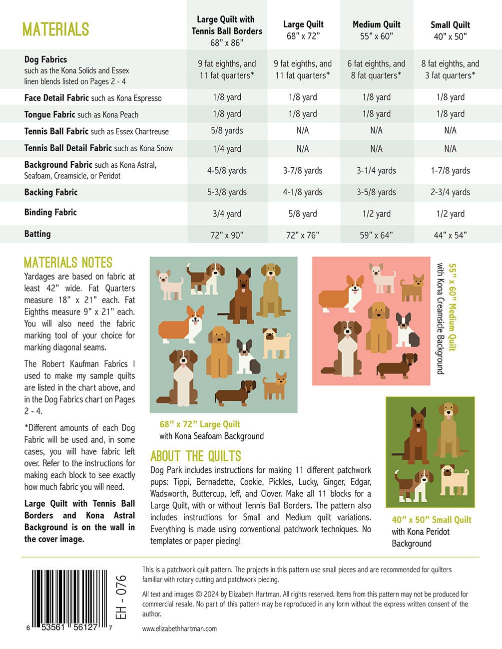 Dog Park Pattern - image 2 - quilting supply from Quilted Joy
