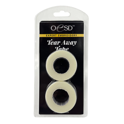 OESD Expert Embroidery Tape Tear Away 2 Rolls 3/4in x 10yds - image 1 - quilting supply from Quilted Joy