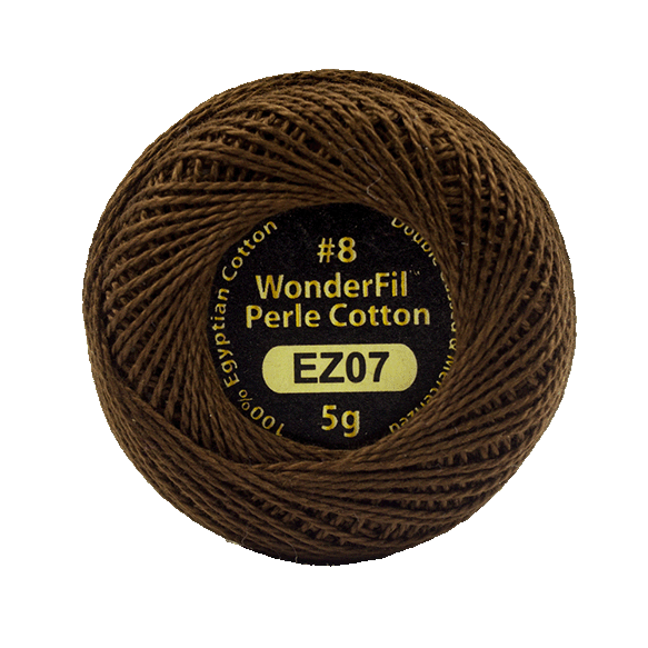 Eleganza Perle Cotton Rich Soil 7 hand embroidery thread