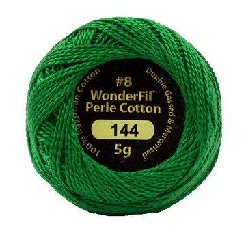 Eleganza Perle Cotton Emerald color 144 hand embroidery thread