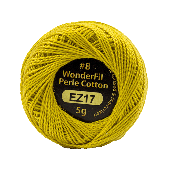 Eleganza Perle Cotton Brass Trumpet 17 hand embroidery thread