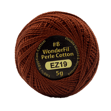 Eleganza Perle Cotton Autumn Leaf 19 hand embroidery thread