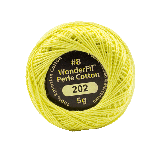 Eleganza Perle Cotton Winter Sun 202 hand embroidery thread