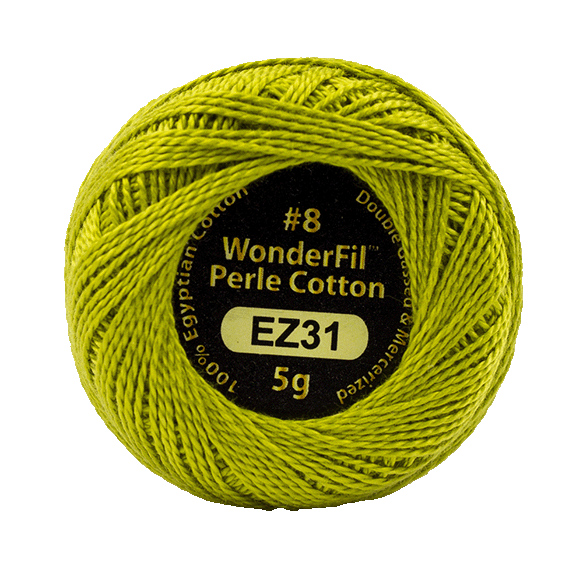 Eleganza Perle Cotton Lemongrass 31 hand embroidery thread