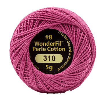 Eleganza Perle Cotton Pink Gloss 310 hand embroidery thread
