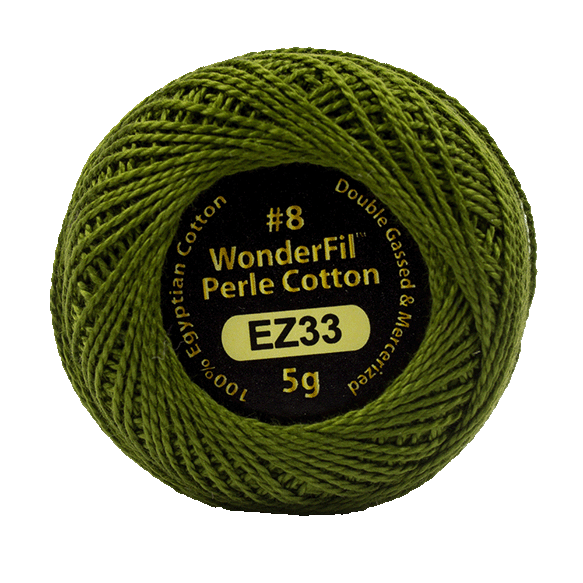 Eleganza Perle Cotton Marsh Green 33 hand embroidery thread