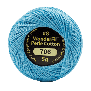 Eleganza Perle Cotton Summer Skies 706 hand embroidery thread
