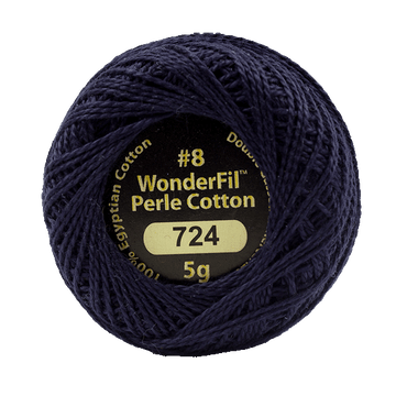 Eleganza Perle Cotton Twilight Hour 724 hand embroidery thread