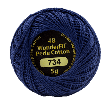 Eleganza Perle Cotton Denim 734 hand embroidery thread