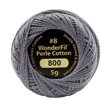 Eleganza Perle Cotton Brewing Storm 800 hand embroidery thread