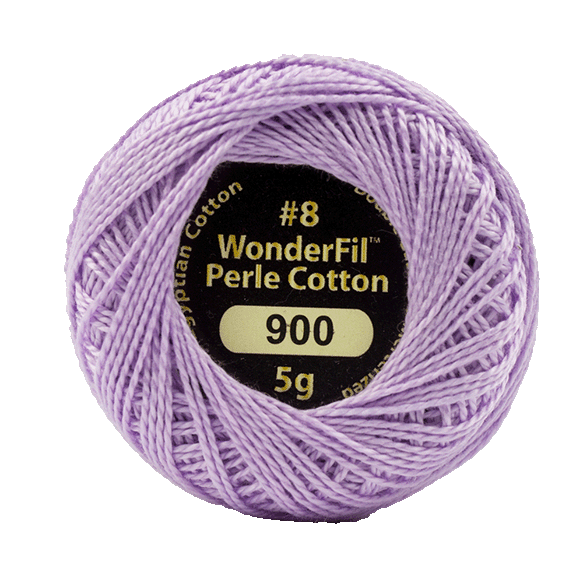 Eleganza Perle Cotton French Lavender 900 hand embroidery thread